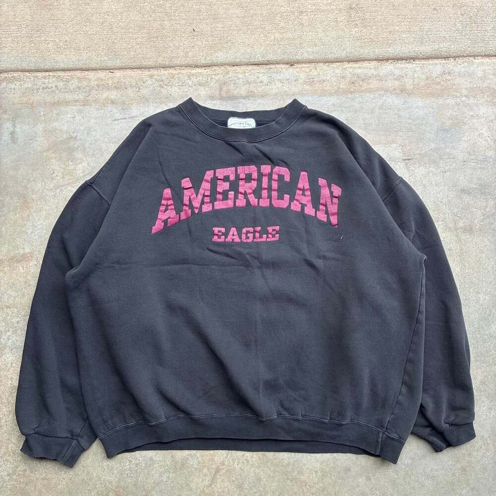 Vintage American Eagle Outfitters Collegiate Arc Spellout Crewneck Sweatshirt